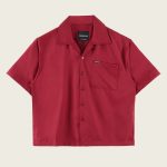 KEMEJA BOXY  V NECK FRIDAY KILLER | OSVA MAROON