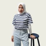 KAOS GARIS-GARIS / STRIPE FRIDAY KILLER | X STR NAVY