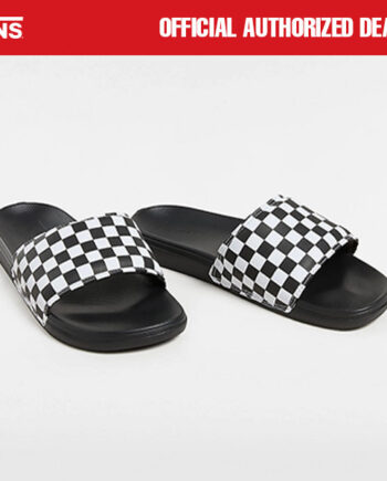 SANDAL SLIDE CHECKERBOARD CLASSIC CASUAL PRIA WANITA HITAM ORIGINAL | LA COSTA CHECKER TRUE BLACK
