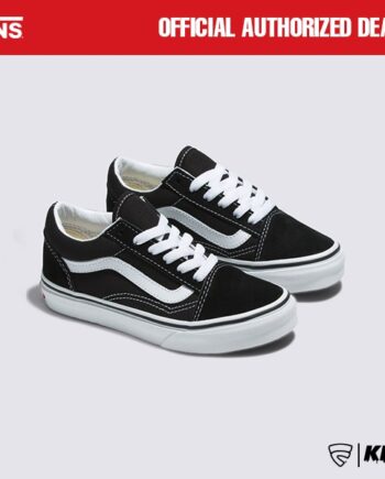 SEPATU SNEAKERS ANAK ANAK CLASSIC CASUAL PRIA WANITA HITAM ORIGINAL | UY OLD SKOOL BW