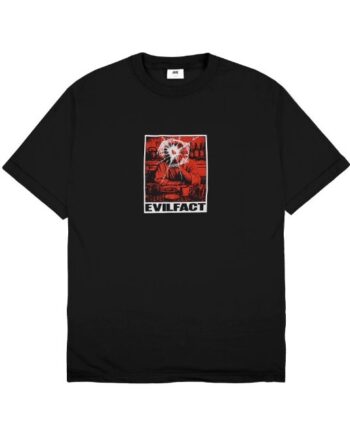 KAOS KATUN COMBED 24s CASUAL SIMPLE PRIA WANITA HITAM ORIGINAL EVIL ARMY | GRIMORA C26 BLK