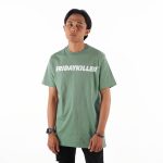 KAOS KATUN PRIA CASUAL SIMPLE LENGAN PENDEK HIJAU FRIDAY KILLER | CORE GREEN SAGE