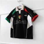 KAOS RUGBY SHIRT PRIA KATUN 16s CASUAL LENGAN PENDEK HITAM ORIGINAL MEMPHIS ORIGINS | LIBERTA