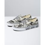 SEPATU SNEAKERS CLASSIC CASUAL SIMPLE PRIA WANITA PUTIH ORIGINAL VNS OTW|AUTHENTIC VNS COLLAGE BLACK WHITE