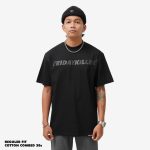 KAOS PRIA KATUN CASUAL LENGAN PENDEK POLOS SIMPLE HITAM FRIDAY KILLER | CORE GLOOM
