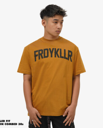 KAOS KATUN PRIA CASUAL SIMPLE LENGAN PENDEK COKLAT FRIDAY KILLER | VERSA BROWN