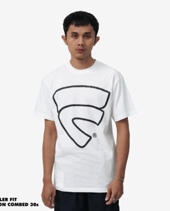KAOS PRIA KATUN COMBED CASUAL SIMPLE LENGAN PENDEK PUTIH FRIDAY KILLER | OG WHITE