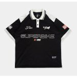 KAOS RUGBY SHIRT PRIA KATUN 16s CASUAL LENGAN PENDEK HITAM ORIGINAL MEMPHIS ORIGINS | SUPERBIKE