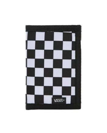 DOMPET LIPAT PRIA WANITA CHECKERBOARD ORIGINAL VNS OTW | SLIPPED BLACK WHITE CHECK