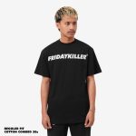 KAOS PRIA KATUN COMBED 30s CASUAL SIMPLE LENGAN PENDEK SIMPLE POLOS HITAM FRIDAY KILLER | CORE BLACK