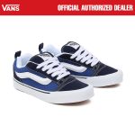 SEPATU SNEAKERS PUFFY JUMBO CLASSIC SHOES CASUAL SIMPLE PRIA WANITA NAVY ORIGINAL | KNU SKOOL NAVY