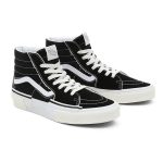 SEPATU SNEAKERS HIGH TOP CLASSIC CASUAL PRIA WANITA ORIGINAL VNS OTW| SK8 HI RECONSTRUCT BLACK WHITE
