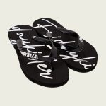 SANDAL JEPIT UNISEX FRIDAY KILLER | LETTERY SANDAL BLACK