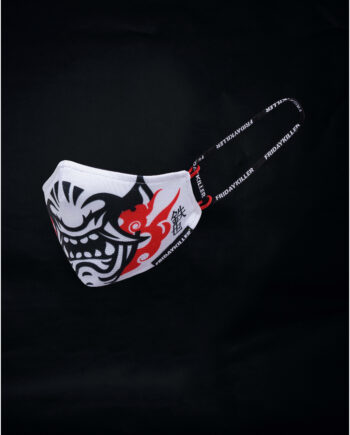 MASKER FRIDAY KILLER | FIRE WOLF WHITE MASK