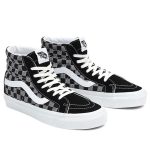SEPATU SNEAKERS HIGH TOP CLASSIC CASUAL PRIA WANITA ORIGINAL VNS OTW | SK8 HI 38 DX CHECKERBOARD BLK