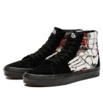SEPATU SNEAKERS HIGH TOP CLASSIC CASUAL PRIA WANITA HITAM ORIGINAL VNS OTW | SK8 HI HAZY BONES
