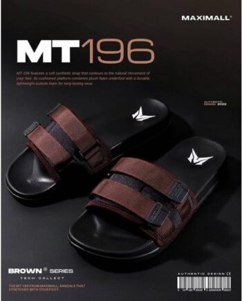 SANDAL SLIDE MAXIMALL | MT-196 BROWN SERIES