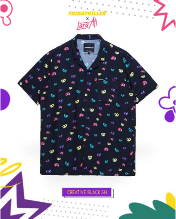 KEMEJA RESORT FRIDAY KILLER X LARA ATI | CREATIVE BLK SH