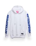 Friday Killer 19 SL VWHT HD PULLOVER HOODIE Pria - WHITE