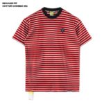 KAOS MOTIF STRIPE GARIS FRIDAY KILLER | KOZIAK MAROON