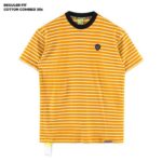 KAOS MOTIF STRIPE GARIS FRIDAY KILLER | KOZIAK OCHRE
