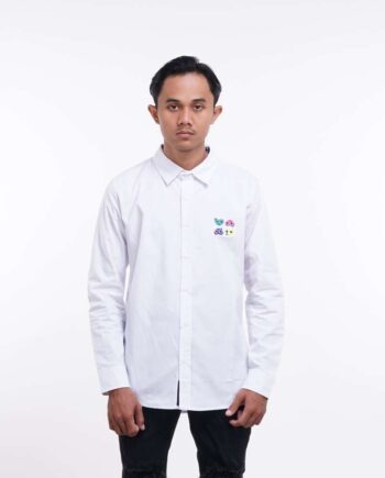 KEMEJA LENGAN PANJANG FRIDAY KILLER X LARA ATI | HEARTIES WHT LS