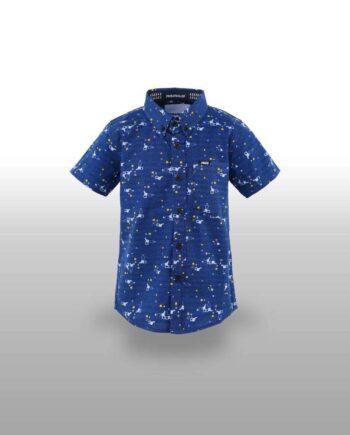 KEMEJA ANAK FRIDAY KILLER | MACH KIDS BLUE
