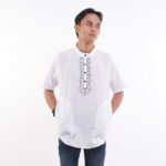 KEMEJA KOKO LENGAN PENDEK FRIDAY KILLER | GRAIL WHT NAVY SS