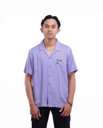 KEMEJA FRIDAY X LARAATI | HEARTIES LILAC SS