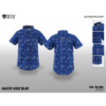 KEMEJA ANAK FRIDAY KILLER |MACHY KIDS BLUE
