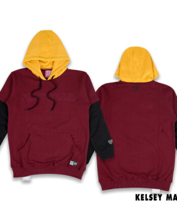 JAKET FRIDAY KILLER | KELSEY MAROON HOODIE