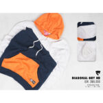 JAKET HOODIE FRIDAY KILLER | DIAGONAL GREY HD