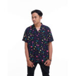 KEMEJA RESORT FRIDAY KILLER X LARA ATI | DISRUPTIVE BLK SH