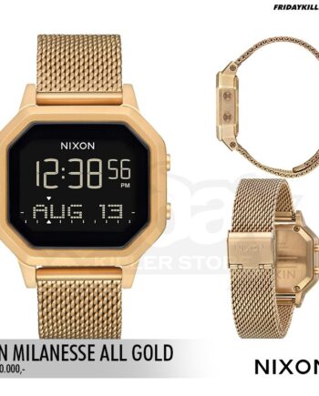 JAM TANGAN WANITA NIXON | SIREN MILLANESE ALL GOLD