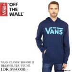 JAKET VANS OFF THE WALL | VANS CLASSIC HOODIE II DRESS BLUES PLUME