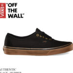 SEPATU VANS OFF THE WALL | AUTHENTIC BLACK RUBBER