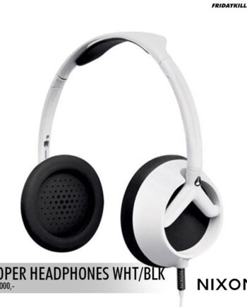 HEADSEAT HEADPHONE NIXON | TROOPER HEADPHONES WHITE BLACK