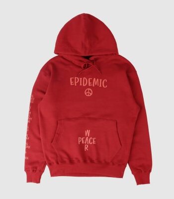 JAKET EPIDEMIC | PEACE IS JUSTICE MAROON