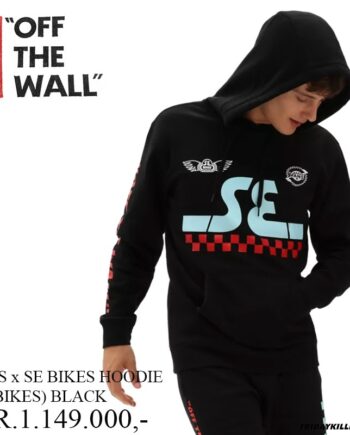 JAKET / HOODIE VANS OFF THE WALL | VANS X SE BIKES HOODIE ( SE BIKES ) BLACK