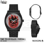 JAM TANGAN NIXON | TIME TELLER BLK FIRE BALL