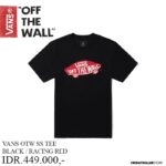 KAOS VANS OFF THE WALL | VANS OTW SS TEE BLACK / RACING RED
