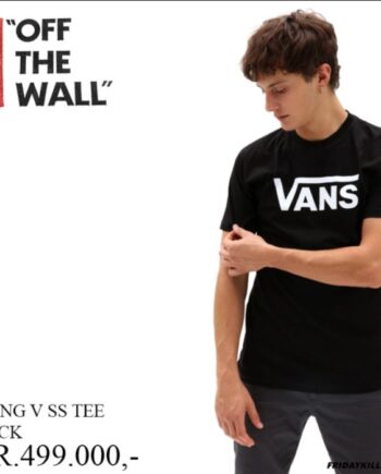 KAOS VANS OFF THE WALL | FLYING V SS TEE BLACK