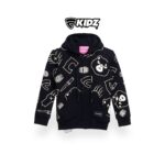 JACKET HOODIE ANAK ANAK FRIDAY KILLER KIDZ | BAD GRIZZLY BLACK ZIPPER