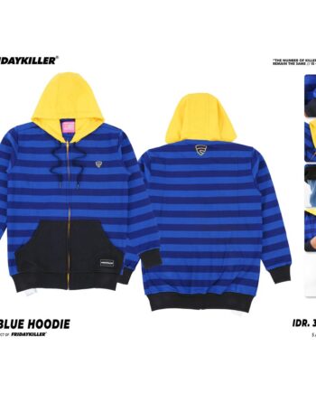 JAKET FRIDAY KILLER | LINE BLUE HOODIE