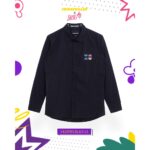 KEMEJA LENGAN PANJANG SPECIAL FRIDAY KILLER X LARA ATI | HEARTIES BLACK LONG SLEEVE