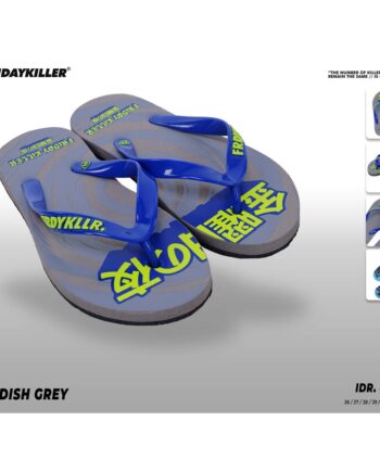 SANDAL JEPIT FRIDAY KILLER | HANEDISH GREY