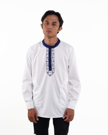 KEMEJA KOKO LENGAN PANJANG FRIDAY KILLER | HOLY LS WHT NAVY