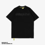 KAOS KATUN COMBED 24S CASUAL SIMPLE PRIA WANITA LENGAN PENDEK HITAM FRIDAY KILLER | BURN GLOOM