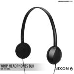 HEADSEAT HEADPHONE NIXON | WHIP HEADPHONES BLACK