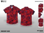KEMEJA ANAK ANAK FRIDAY KILLER | GREGORY KIDZ RED